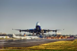 Airplane taking off
