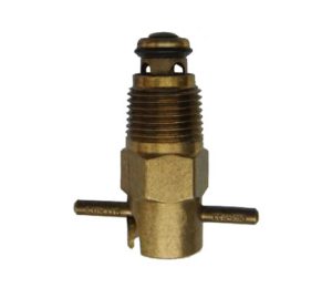 Push-to-open drain valve